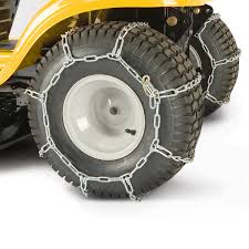 chains on cub cadet tires